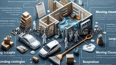 정읍 태인면 태흥리 이사 청소 완벽 가이드